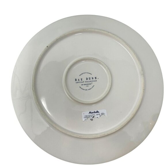 Rae Dunn Giving Plate Ceramic 11in  Fall Autumn Holiday Cookie Tray Gifting - Picture 3 of 8